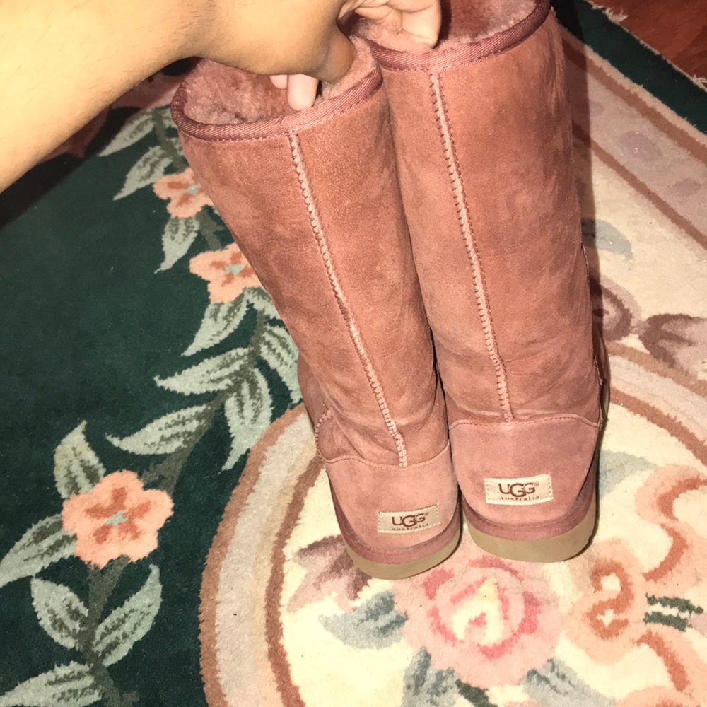 tall rust colored ugg boots!